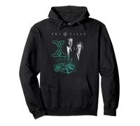 X-Files Mulder & Scully Logo Lumineux Sweat à Capuche
