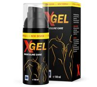 X Gel | Gel de massage hydratant | Avec distributeur à pompe pratique | Contenu 100ml | 1x