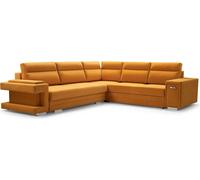 X-Group4th Canapé d'angle A2 avec fonction de couchage et coffre de lit, Canapé-lit avec espace de rangement, Côtés adaptables, Design moderne Côté droit Dimension : 305x272x90 cm Couleur : GRAFIT