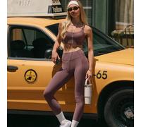 X Harry Potter FeatherFit™ Legging 24" Vaso Doré avec Strass, Fesses Froncées Cachées & Poche Arrière, Tenue d'Été pour Studio de Yoga L,M,S,XL,XS,XXL,XXS,XXXL,XXXXLUnicoloreTissu tricoté