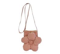 X-Institute À Main Réglable En Forme De Damier En Forme De Fleur À Bandoulière Spacieux En Tissu Convivial Pour Femmes Et Filles Couleur Bonbon Floral