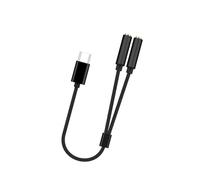 X-Institute Adaptateur USB de type C vers double femelle de 3,5 mm pour casque audio USB C vers câble convertisseur de transfert pour adaptateur USB C