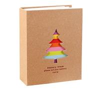 X-Institute Album photo de présentation de 12,7 x 8,9 cm pour 200 photos pendant une longue période pour stocker des souvenirs hermétiquement sans poussière Boîte de rangement pour photos