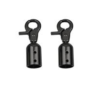 X-Institute Boucles de chaîne en métal pour sac à main, fermoir de suspension pour sac à main, bandoulière, sac à main, ceinture, Noir , One Size