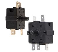 X-Institute Bouton Vitesse Chauffage Électrique 16a 3 5 Broches Sélecteur Rotatif Interrupteur Thermostat Interrupteur Contrôle Température 250V