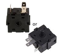 X-Institute Bouton Vitesse Chauffage Électrique 16a 3 5 Broches Sélecteur Rotatif Interrupteur Thermostat Interrupteur Contrôle Température 250V