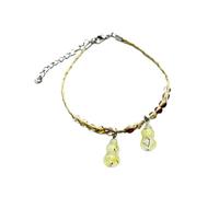 X-Institute Chinese Gourd Pendant for Couple Lucky Beaded Bangles Jewelry Party Daily Wear and Party Couple