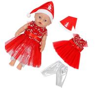 X-Institute Costume De Fête d'halloween Noël pour Poupées Filles 18 Pouces Vêtements Poupée 43cm Tenue Festival pour Jeu Rôle Jouet Accessoires Costume Poupée Festival