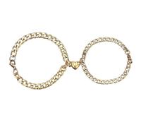 X-Institute Couples Magnet Stainless Steel Heart-Shaped Magnet Attractive Wristband for Men and Women Valentine'Day Gifts Cute Couple Bracelets Set Heart for Him and Her Boyfriend and Girlfriend