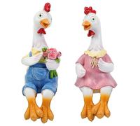 X-Institute Figurines Canard Ornements pour Décorations D'extérieur Maison