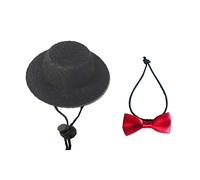 X-Institute Harnais en cuir souple avec nœud papillon et laisse pour costume d'Halloween pour amphibiens et petits animaux