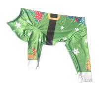 X-Institute Manteau de Noël pour petits et grands chiens Costume de Noël pour chien Flocon de neige amusant Pull à quatre pattes Vêtements