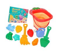 X-Institute Outil De Dessin Animé Jouet avec Seau Pliable Pelle À pour Tout-Petits Exploration La Plage Activité Aquatique Seau Plage Pliable