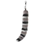 X-Institute Porte-clés queue de renard en fausse fourrure de renard - Porte-clés en fourrure douce - Pendentif pour sac à main - Accessoire de sac à main