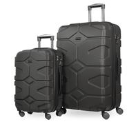 HAUPTSTADTKOFFER - X-Kölln - Set de 2 Valises rigides Bagage Trolley 4 Roues - TSA- (S & L)- Graphite