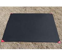 X-Labor Mini couverture de pique-nique ultra légère - Imperméable - Anti-sable - Isolation thermique - Compact - En nylon - Portable - Noir - 150 x 180 cm