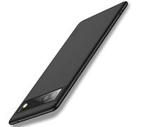 X-level Coque Compatible avec Google Pixel 6a, Housse en Souple Silicone TPU Ultra Mince et Anti-Rayures de Protection Etui pour Pixel 6a 5G Case Cover - Noir
