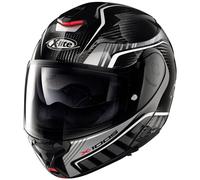 X-LITE Casque moto X-1005 Ultra Carbon Cheyenne N-Com Silver / White S