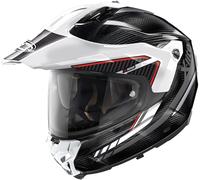 X-Lite X-552 Ultra Carbon Latitude N-Com Casque, Blanc/Rouge/Noir, Taille S (56)