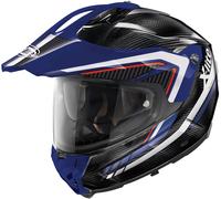 X-Lite X-552 Ultra Carbon Latitude N-Com Casque, noir/bleu/blanc, Taille M (58)