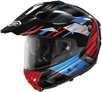 X-Lite X-552 Ultra Carbon Waypoint N-Com Casque, noir/rouge/bleu, Taille M (58)