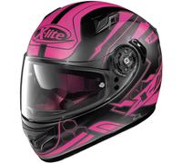 X-Lite X-661 Honeycomb N-Com Casque, Noir mat/rose, Taille XXS (54)
