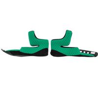 X-Lite X-802/R/RR/R Ultra/RR Ultra Racing, coussinets de joues XS Vert/Noir Vert/Noir