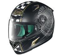 X-Lite x 802rr Cafe Club Casque intégral Moto Composite Fibre - Noir Mat Or Taille M