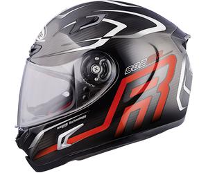 X-lite X-802RR Carbon Casque Intégral Carbone/Argenté/Rouge XL unisex noir