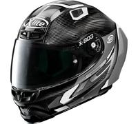 X-Lite X-803 RS Ultra Carbon Skywarp Casque, noir-blanc, taille XL pour homme