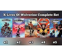 X Lives Of Wolverine Complete Comic Set Issues #1-5 W/ Rated Comics Backer