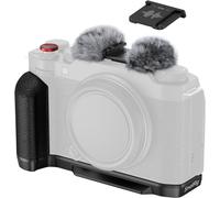 X-M5 Poignée En L Pour Fujifilm X-M5, Plaque De Fixation Rapide Intégrée Pour Arca, Latérale Légère En Silicone, Comprend Un Pare-Brise Avec Adaptateur Pour Griffe Froide (Noir) - [GOP6253106]