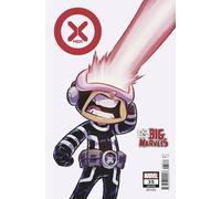 X-Men #35 Volume 6 Big Marvels Variant Cover by Skottie Young with Rated Comics Acrylic Backer