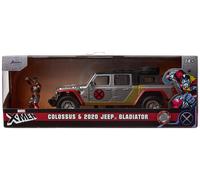 1:32 JADA Jeep Gladiator Pick-Up 2021 With X-Men Figure Silver JADA253223012
