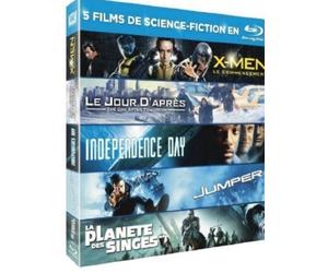 X-Men / Le Jour d'après / Indépendance Day / Jumper / La Planète des Singes [Blu-ray]