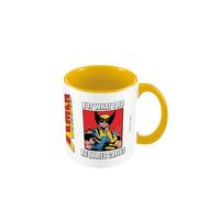 X-Men Mug intérieur coloré jaune 315 ml (Drink Up Bub)