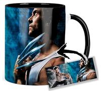X-Men Wolverine Hugh Jackman Tasse Ceramique Intérieure et Poignée Noire Mug