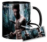 X-Men Wolverine Hugh Jackman Tasse Ceramique Intérieure et Poignée Noire Mug