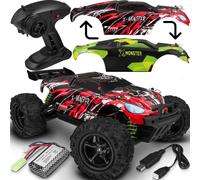 X-Monster 3.5 Truck voiture RC télécommandée 45 km/h, 1:18, 2 batteries, traction intégrale, portée 100 m (2 carrosseries)