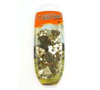 X Picture Hooks No.3 Brass Plated 20 Pack Blister - 12888