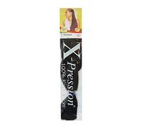 X-PRESSION Lot de 50 tresses ultra tressées de 80 cm de couleur T1B/33 (50 x 1 pièce)