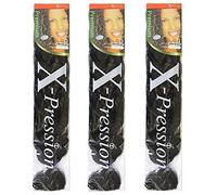 x-pression Premium Original Ultra Braid Lot de 3 extensions de cheveux Couleur 2