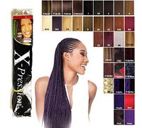 X-Pression Ultra Braid, weight ca. 160 g, 4 mittelbraun