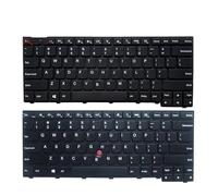 X psblty Clavier Anglais américain for Ordinateur Portable, Compatible avec Lenovo, IBM, Thinkpad, E431, E440, L440, L450, L460, L470, T431S, T440, T440P, T440S, T450, T450S et T460(ORG Rod Backlit)