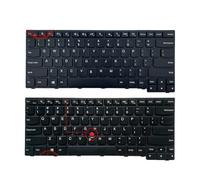 X psblty Clavier Anglais américain for Ordinateur Portable, Compatible avec Lenovo, IBM, Thinkpad, E450, E455, E450C, W450, E460 et E465(OEM NO Rod Backlit)
