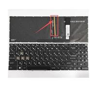 X psblty Clavier for Ordinateur Portable MSI, Disposition RU/US, Compatible avec Les modèles MS-15H1/15H2/15K1/15HK/17S1/1585/1583, Cyborg 15 A12V/A13V/A13U/A13VF et Cyborg 15 AI A1V(Fine RGB RU)