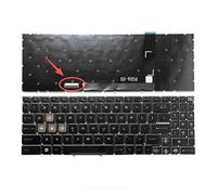 X psblty Clavier for Ordinateur Portable MSI, Disposition RU/US, Compatible avec Les modèles MS-15H1/15H2/15K1/15HK/17S1/1585/1583, Cyborg 15 A12V/A13V/A13U/A13VF et Cyborg 15 AI A1V(Buckle RGB US)
