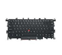 X psblty Clavier rétroéclairé, Compatible avec Lenovo, Thinkpad, X1, Yoga, Ordinateur Portable de 1re génération (BE CFR CH SWS CZ DE GR EE FR HU NDC NO SE FI SI IT AZERTY QWERTZ)(EE)