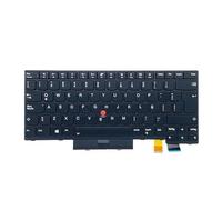 X psblty Clavier rétroéclairé ES CZ FR CH SI DE HU CFB CFR Las, Compatible avec Lenovo, Thinkpad, T470 T480 A475 A485, Ordinateurs Portables (Espagnol Latin, Canadien, français).(FR French BL)