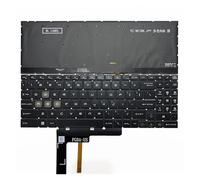 X psblty Clavier rétroéclairé RGB américain, Compatible avec MSI, Katana, 17 15 B13U B13UDXK B13UCXK B13V B13VFK B12VFK B12VEK / Cyborg 15 AI A1V A1VFK A1VEK(US 4-Zone RGB)